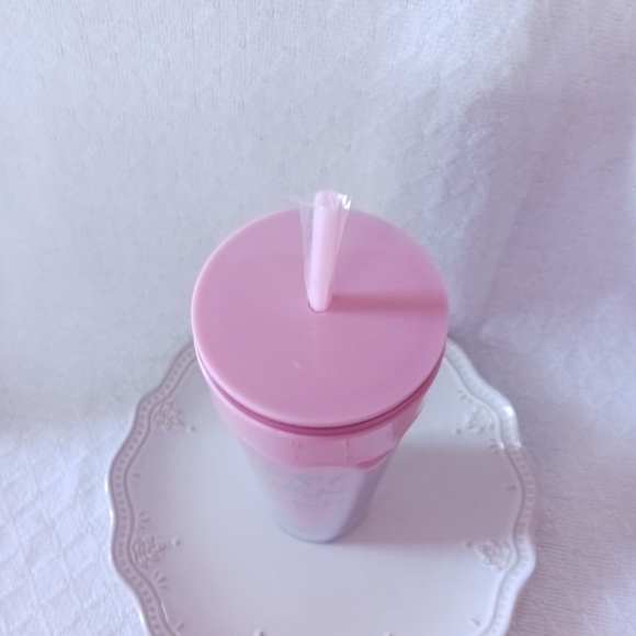 Harry Potter "Happee Birthdae Harry" Cake Pink Travel Tumbler 26 oz. - Picture 6 of 10